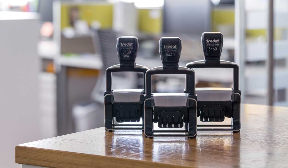 Trodat Professional mit Datum