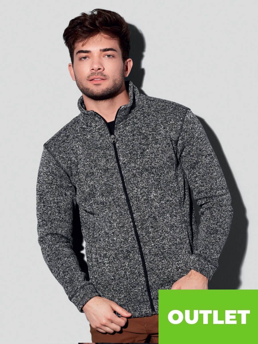 PILE UOMO ZIP INTERA KNIT