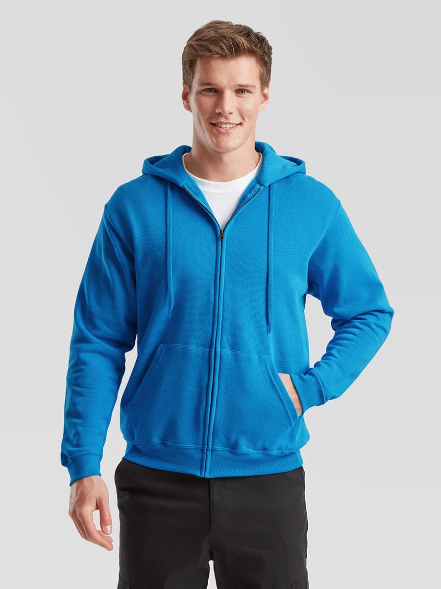 FELPA UNISEX CAPPUCCIO E ZIP CLASSIC