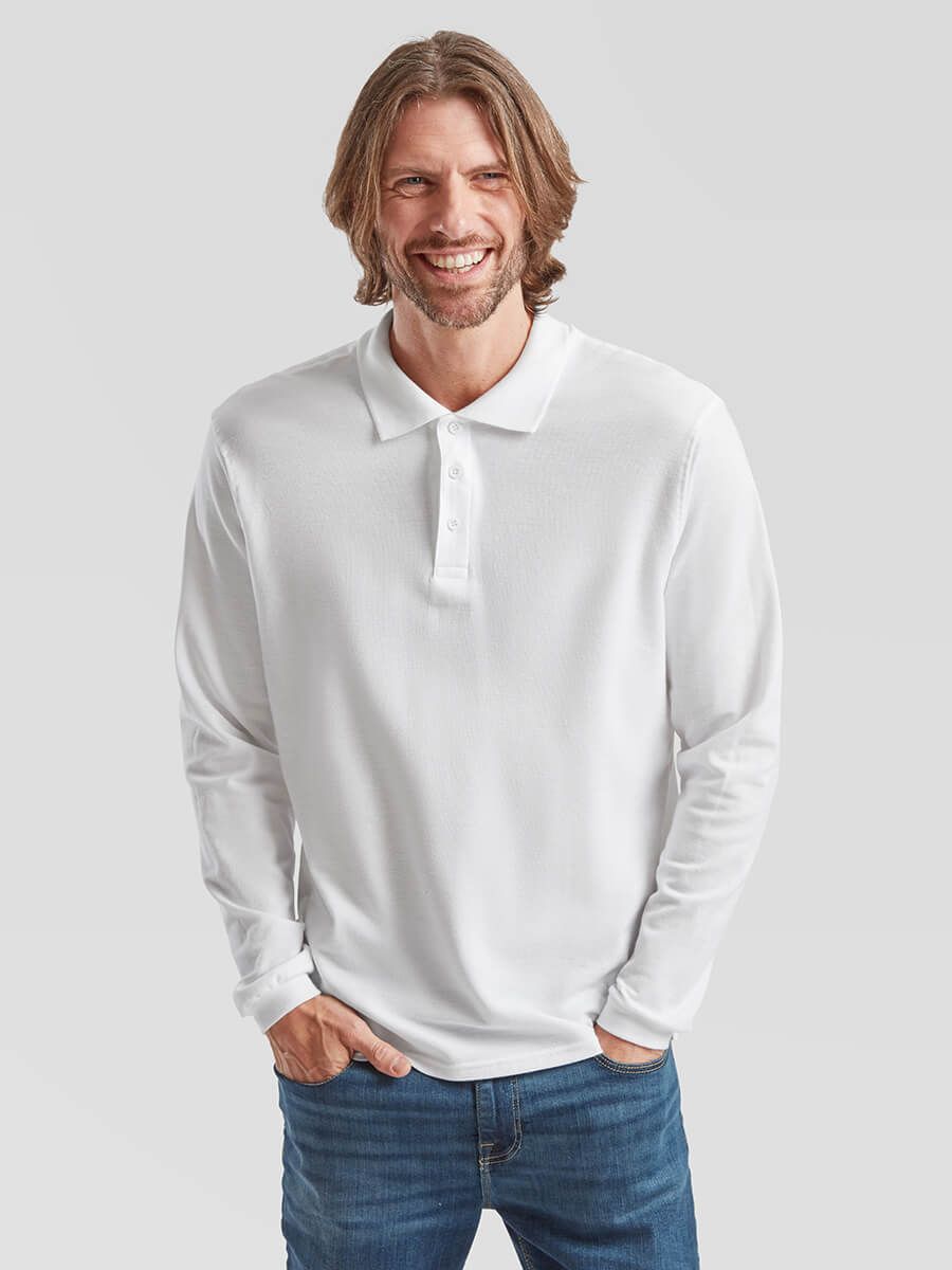 POLO UOMO MANICA LUNGA PREMIUM