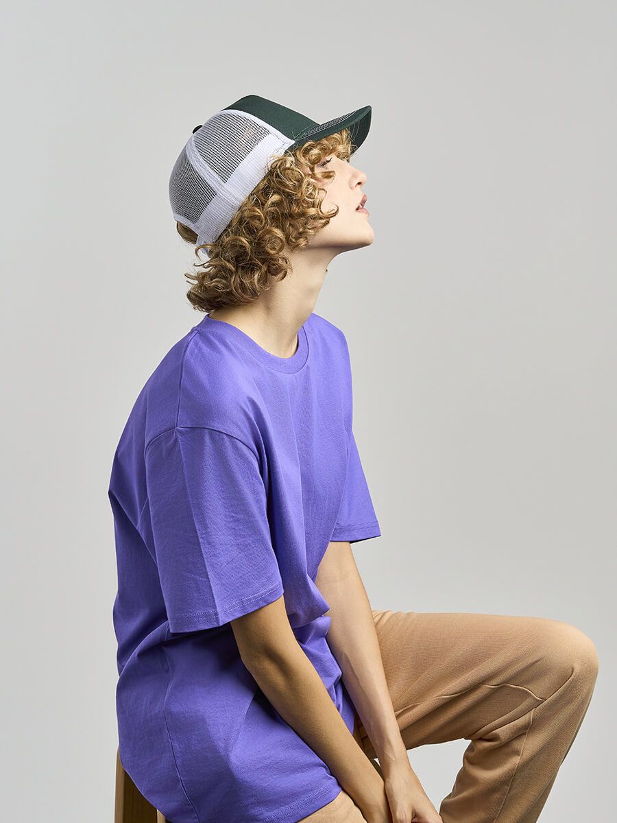 CAPPELLO VISIERA MID 5 PANNELLI MESH POSTERIORE