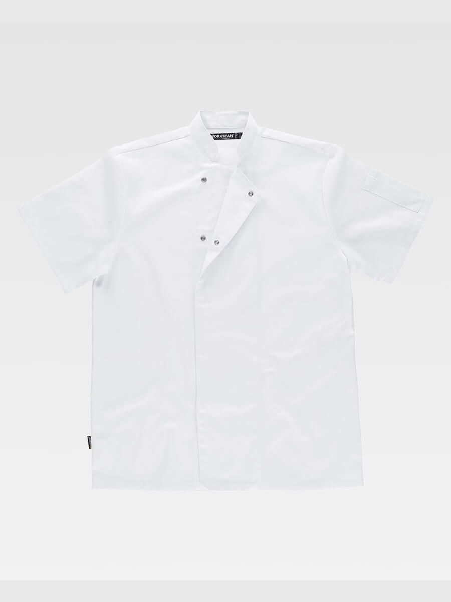 GIACCA CUOCO UNISEX MANICA CORTA LAVAGGIO 65°