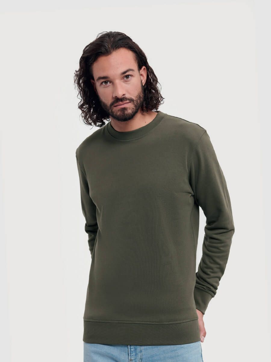 FELPA UNISEX GIROCOLLO ORGANIC PURE