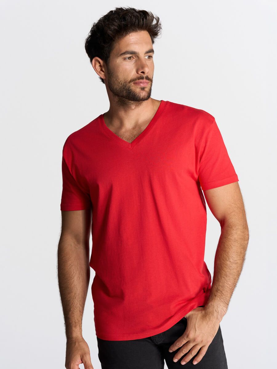 T-SHIRT UOMO MANICA CORTA COLLO A V URBAN