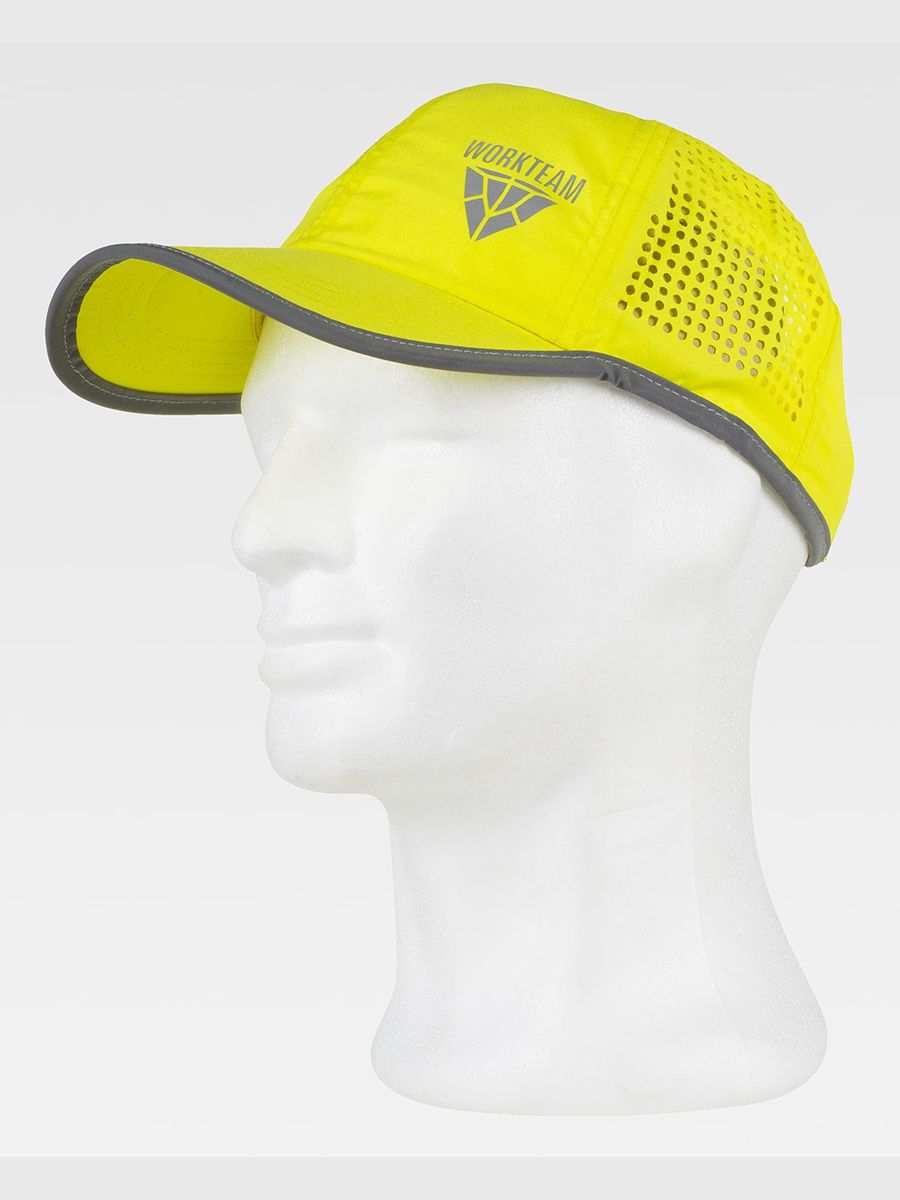CAPPELLO VISIERA CURVA 6 PANNELLI LOGO WORKTEAM