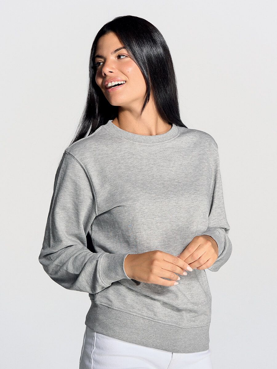 FELPA DONNA GIROCOLLO LEGGERA FRENCH TERRY