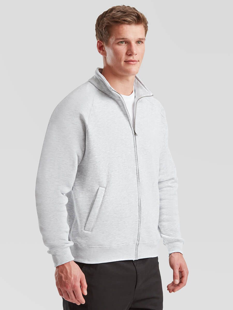 FELPA UOMO ZIP INTERA PREMIUM