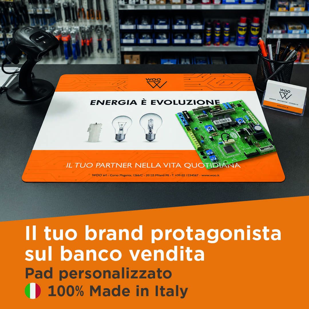 Pad banco vendita promozionale