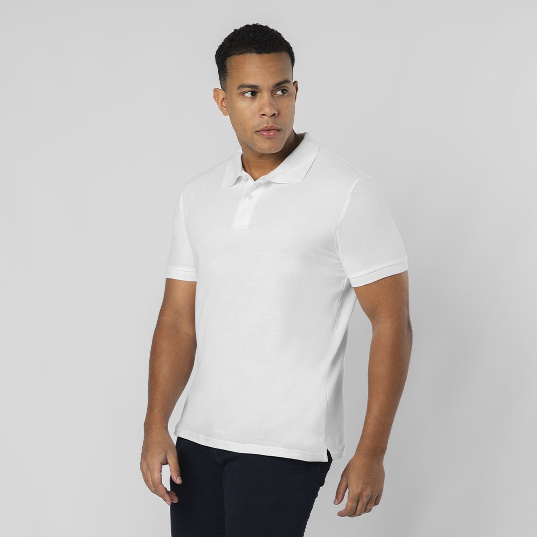 Polo Adulto Bianco Charles