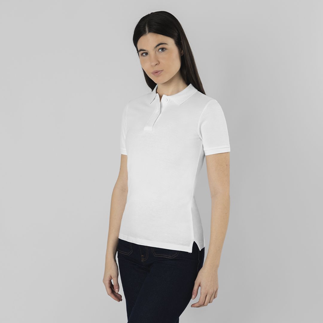Polo Donna Bianco Charles