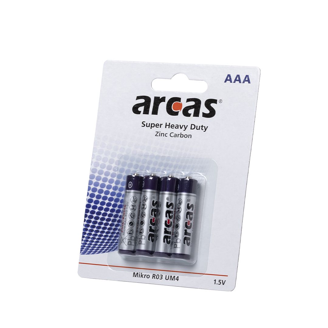 Blister 4 Batterie 1,5V AAA/ R03