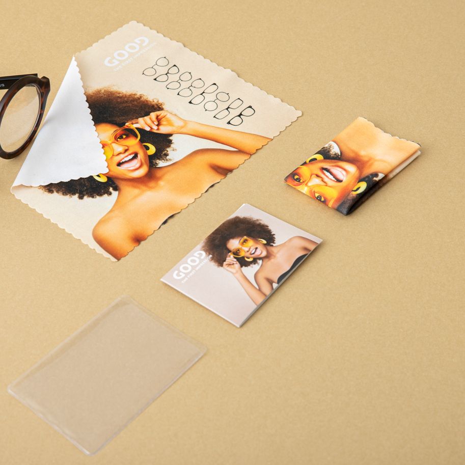 Telina pulisci occhiali personalizzata