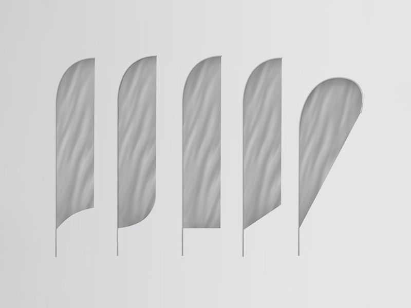 Flag alluminium a goccia