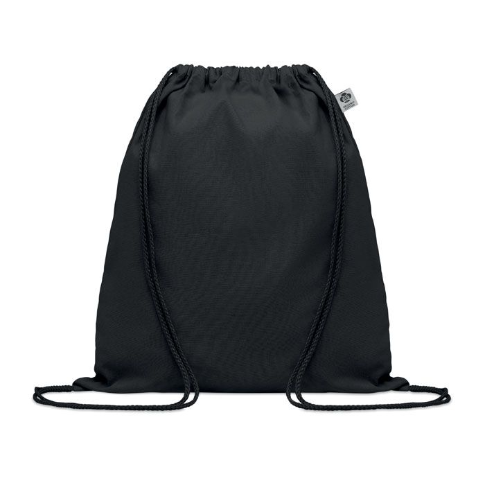 YUKI COLOUR. Borsa con coulisse in cotone or