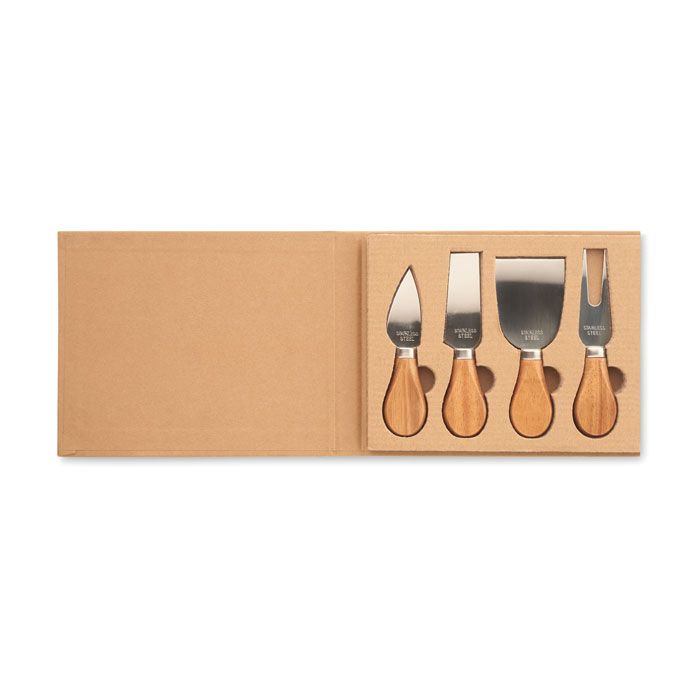 QUATTRO. Set di 4 coltelli da formaggio