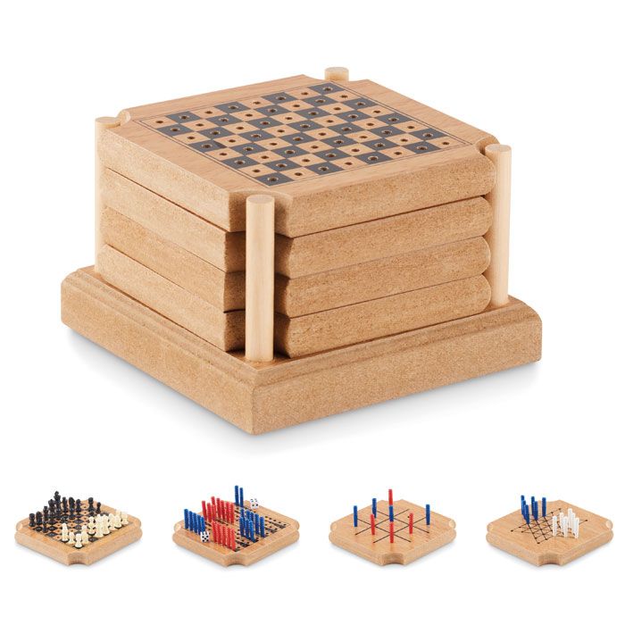 COASTGAME. Set di 4 sottobicchieri