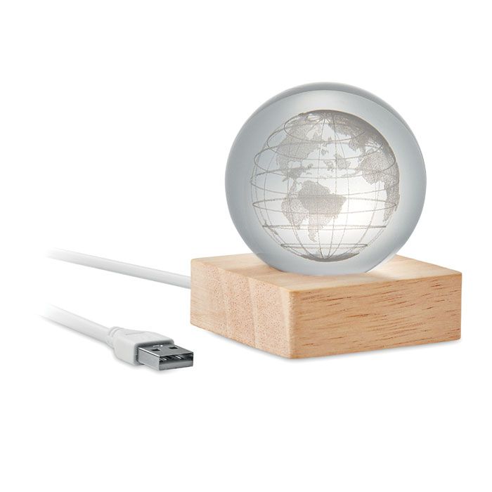 GLOBE LIGHT. Palla di vetro a globo LED