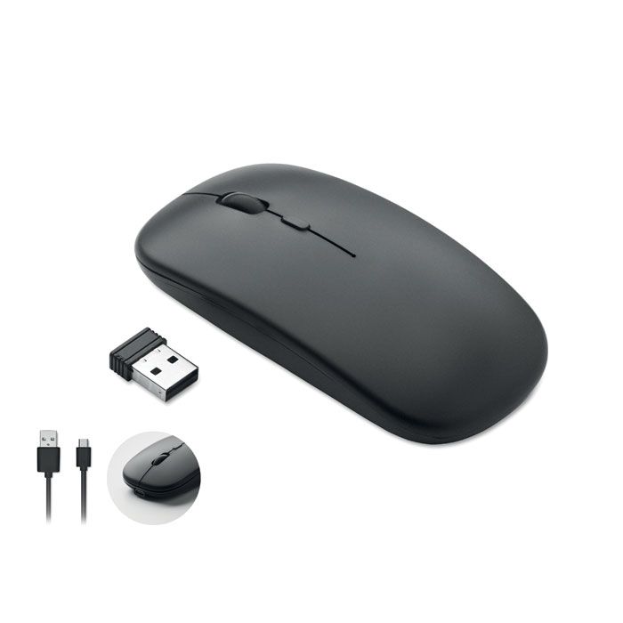 CURVY C. Mouse wireless ricaricabile