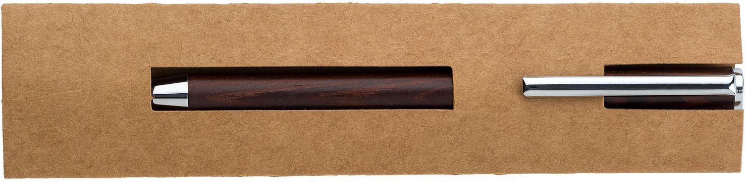 Penna a sfera in legno nero Raquelle