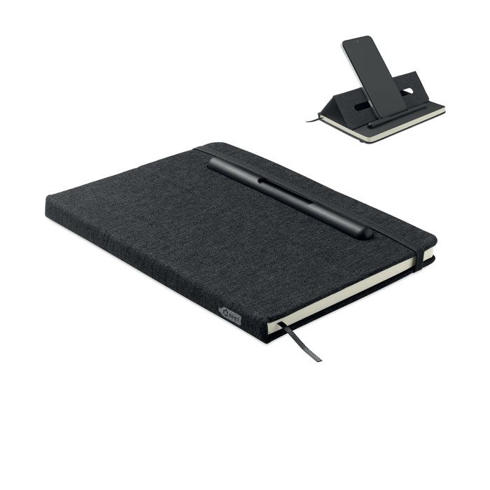 RINBOOK. Notebook A5 con porta telefono