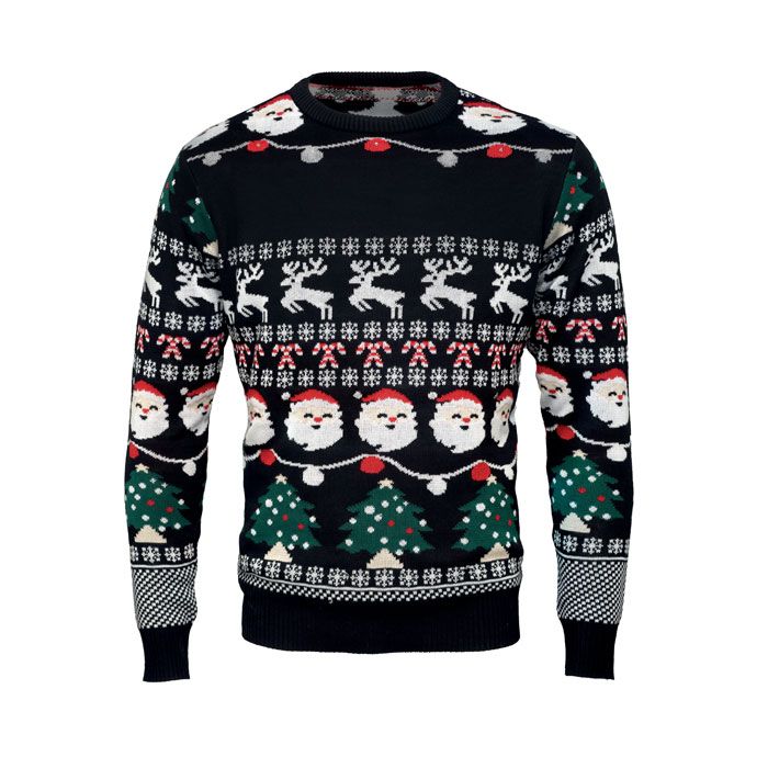 SHAMIS LARGE. Maglione natalizio a LED L/XL