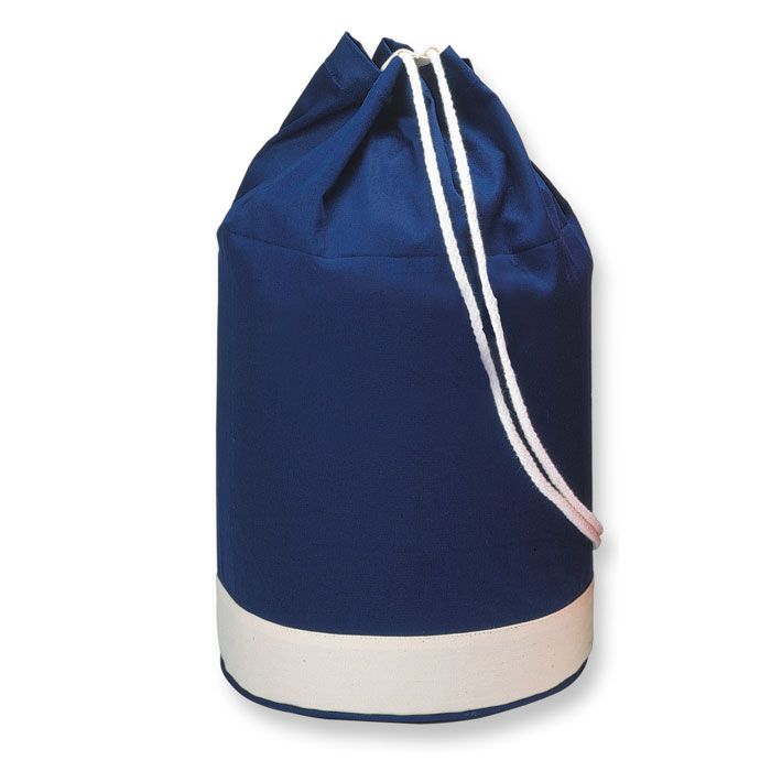 YATCH. Sacca navy bicolore. In cotone