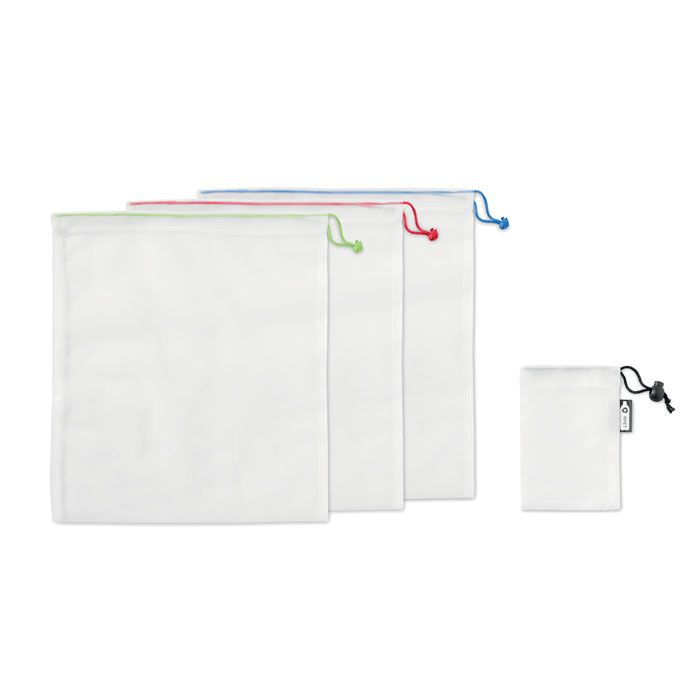 VEGGIE SET RPET. Set di 3 sacche in RPET
