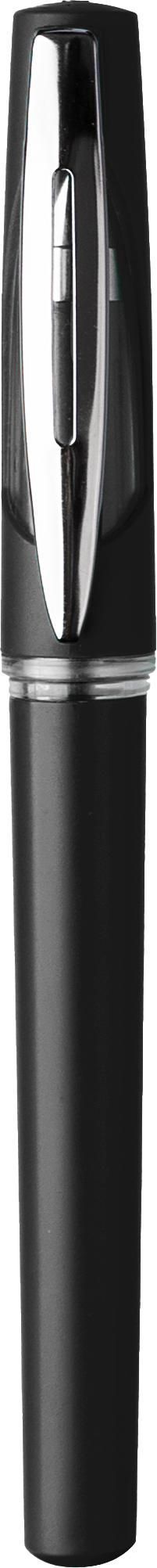 Penna roller in ABS con refill gel nero Karin