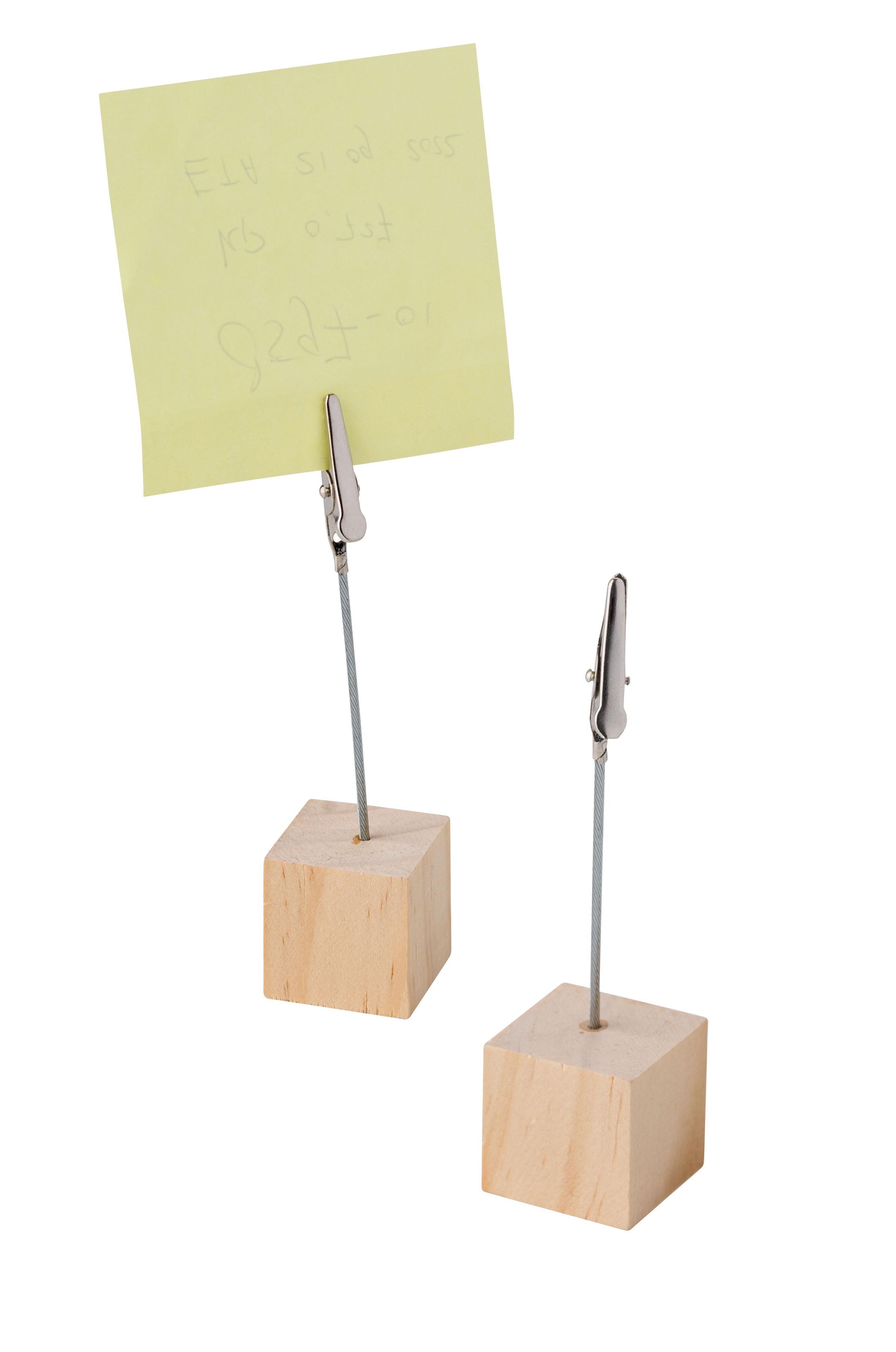 Supporto portafoto o memo, in legno Malia