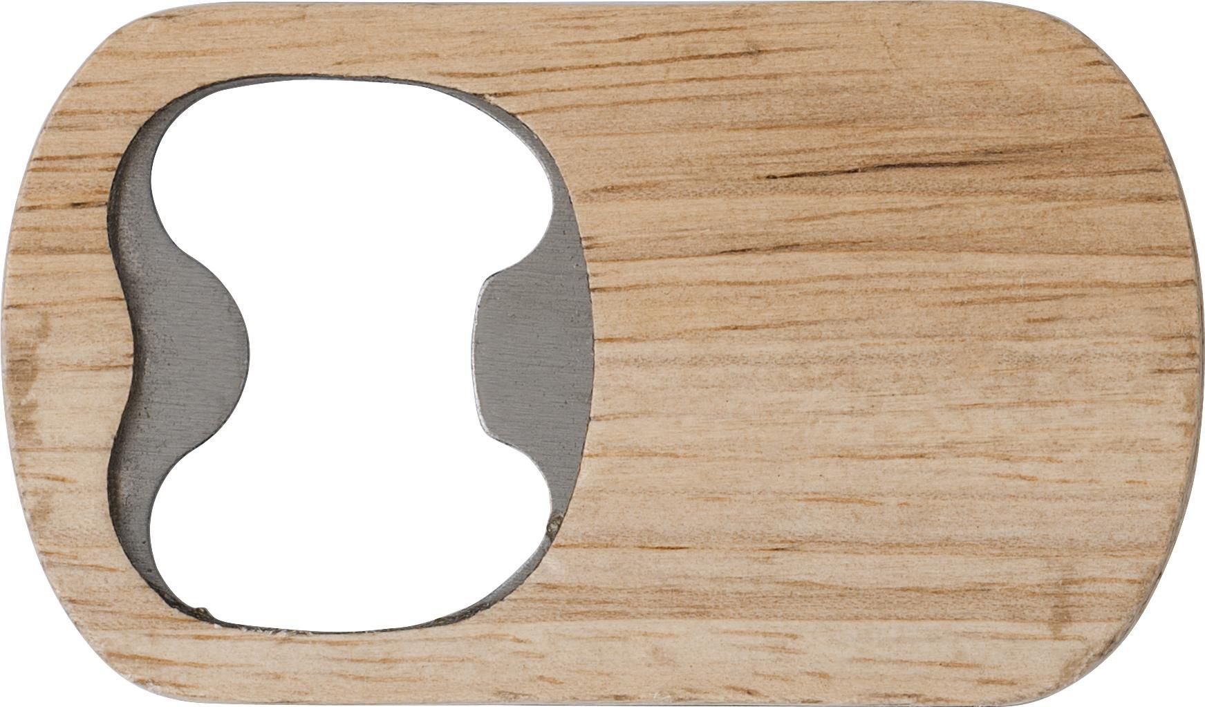 Apribottiglie in legno di faggio e acciaio inox Aviana