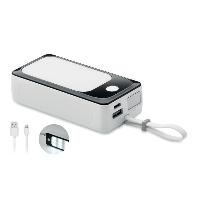 POWLIGHT +. Powerbank da 10000 mAh con COB