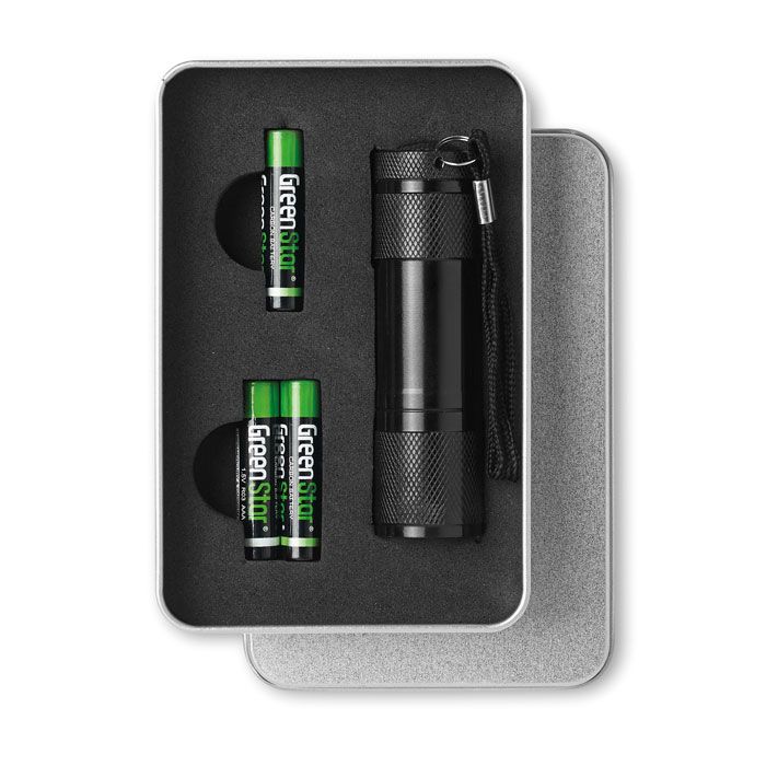LED PLUS. Torcia LED confezione latta