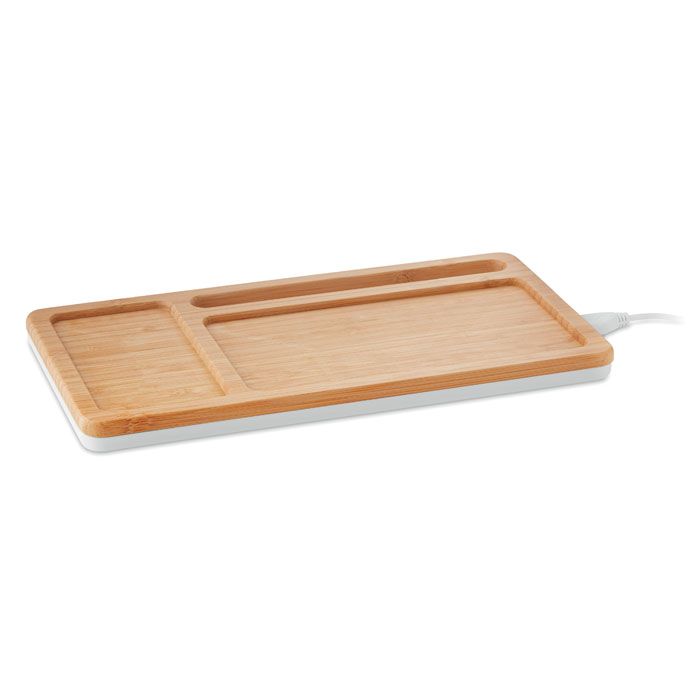 MALABAR. Caricatore wireless in bamboo