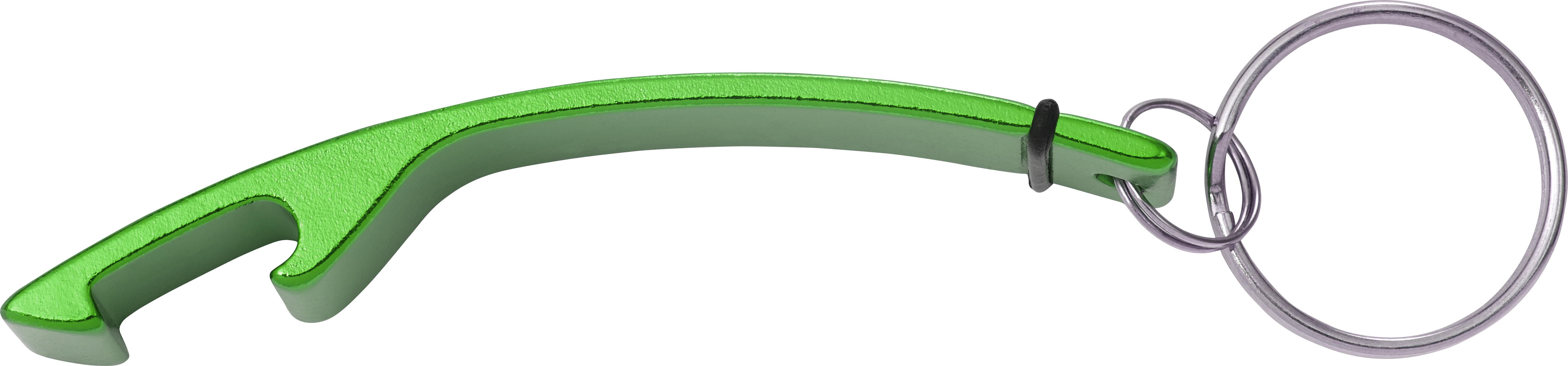 Apribottiglie-portachiavi, in alluminio Amani