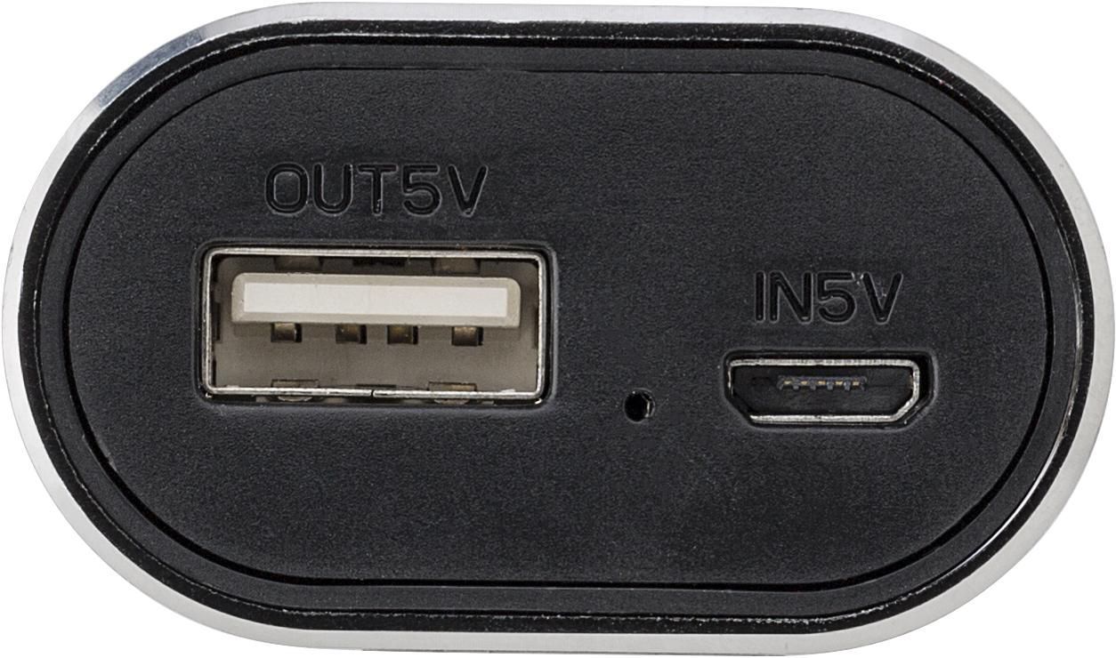 Power bank con auricolari wireless, in alluminio Letitia