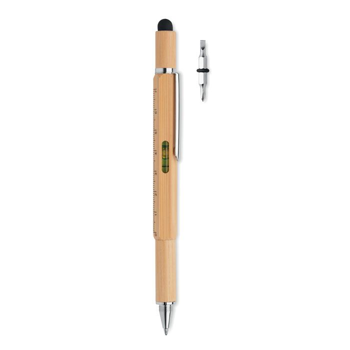 TOOLBAM. Penna livella in bamboo