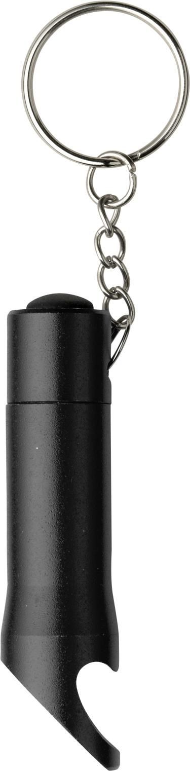 Apribottiglie-portachiavi, in alluminio Carla