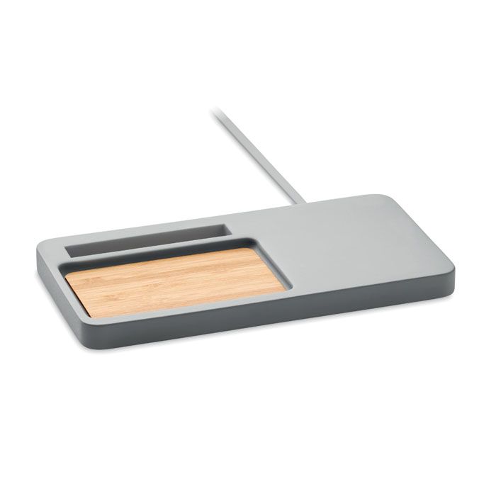 VIANA DESK. Caricatore wireless organizer