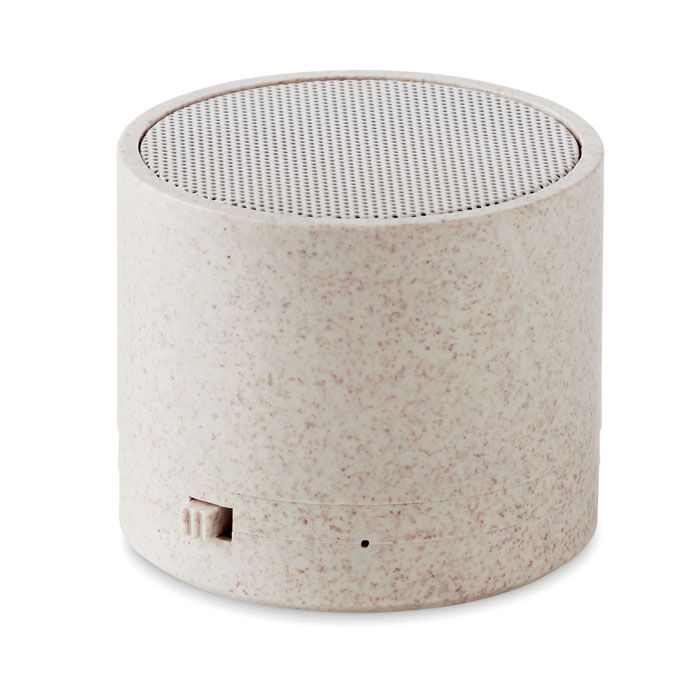 ROUND BASS+. Speaker wireless in paglia