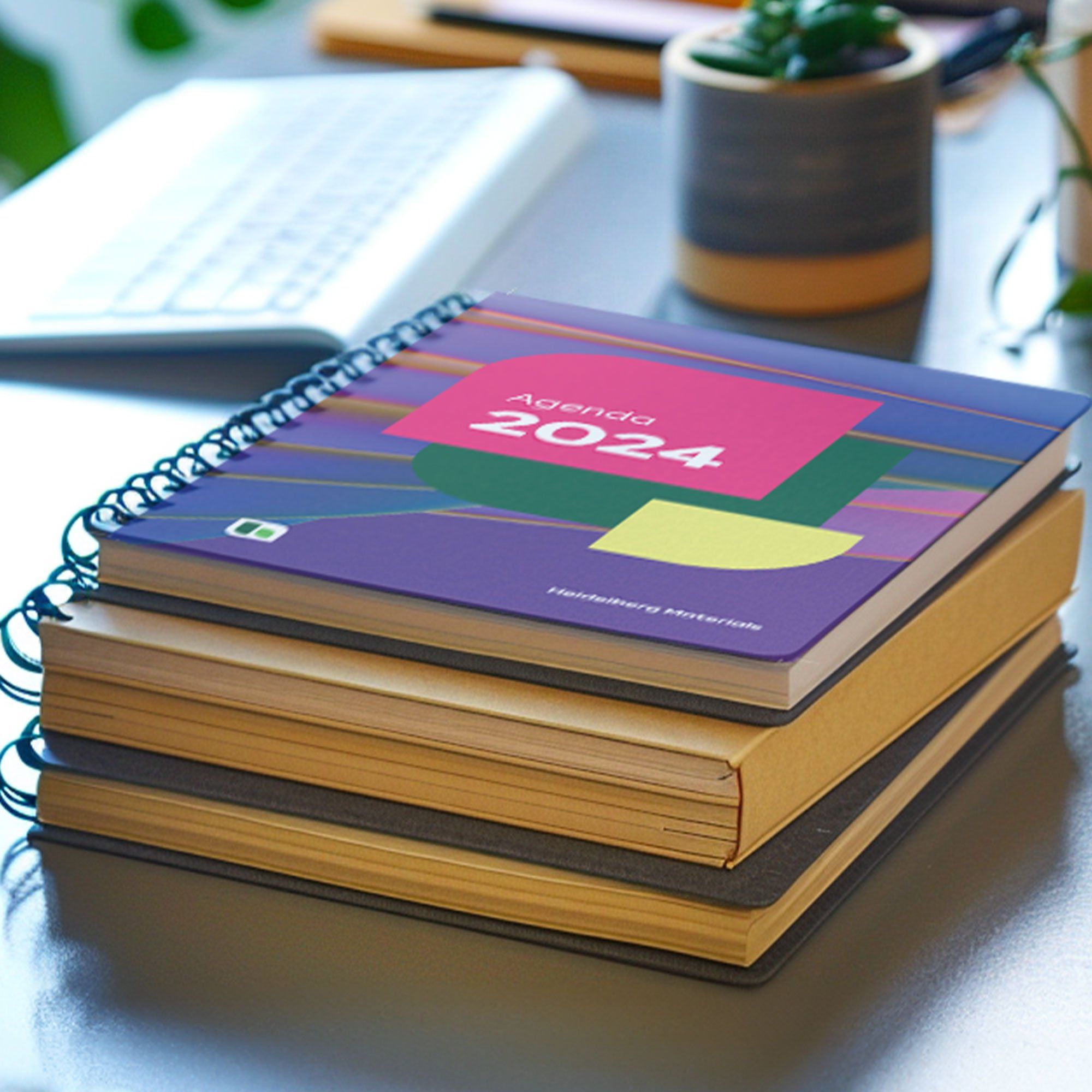 Agenda Giornaliera Spirale metallica