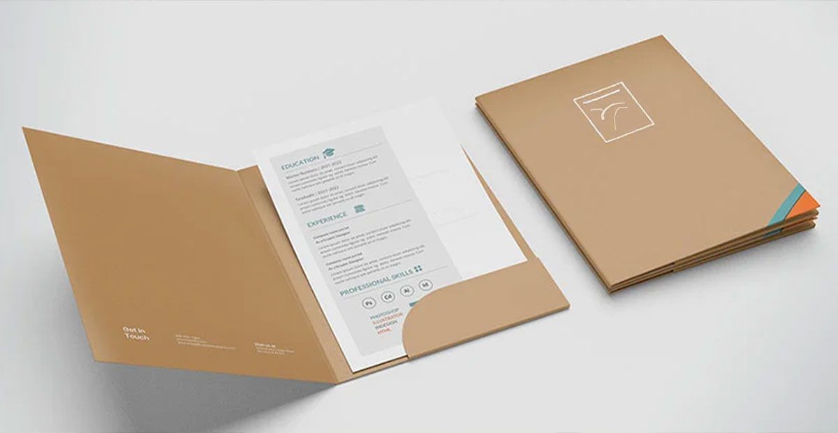 Cartellette con Tasca