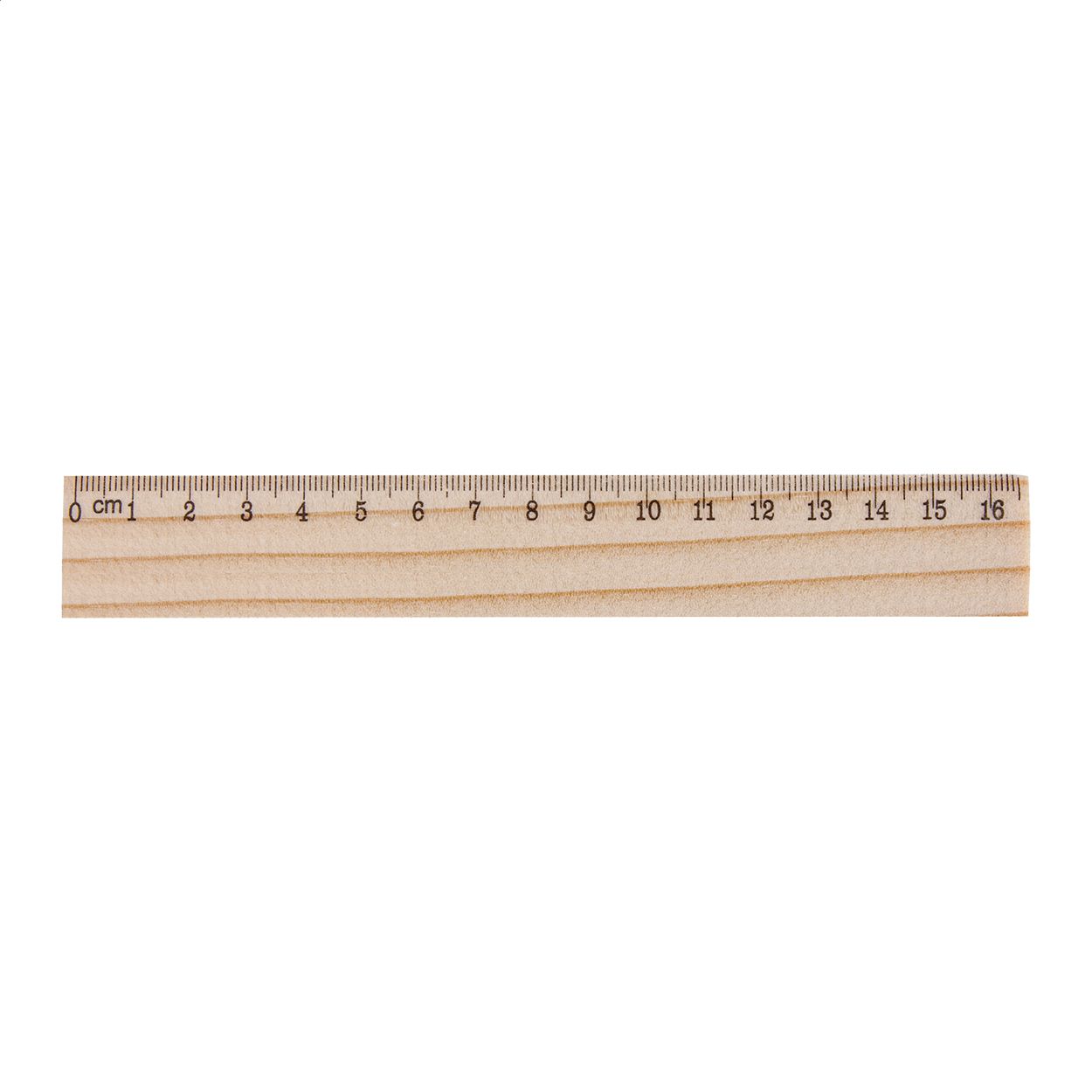 Righello 16 cm in Legno di Pino - Sostenibile – Personalizzabile