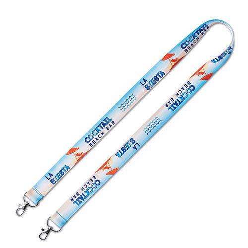 Lanyard Personalizzato in Poliestere con Doppio Moschettone