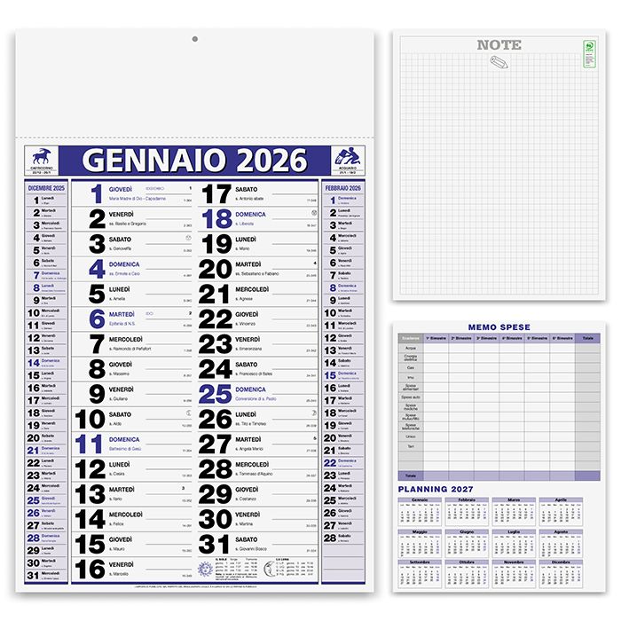 Calendario olandese Elegant - PA646