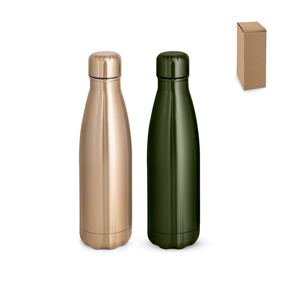 SHOW METALLIC. Borraccia in acciaio inox con finitura metallica opaca 510 mL - 94335