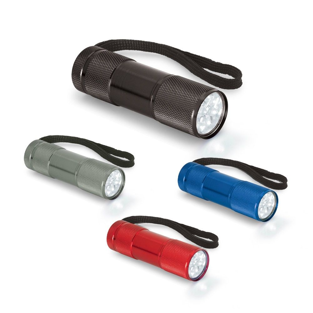 FLASHY. Torcia in alluminio con 9 LED - 94736