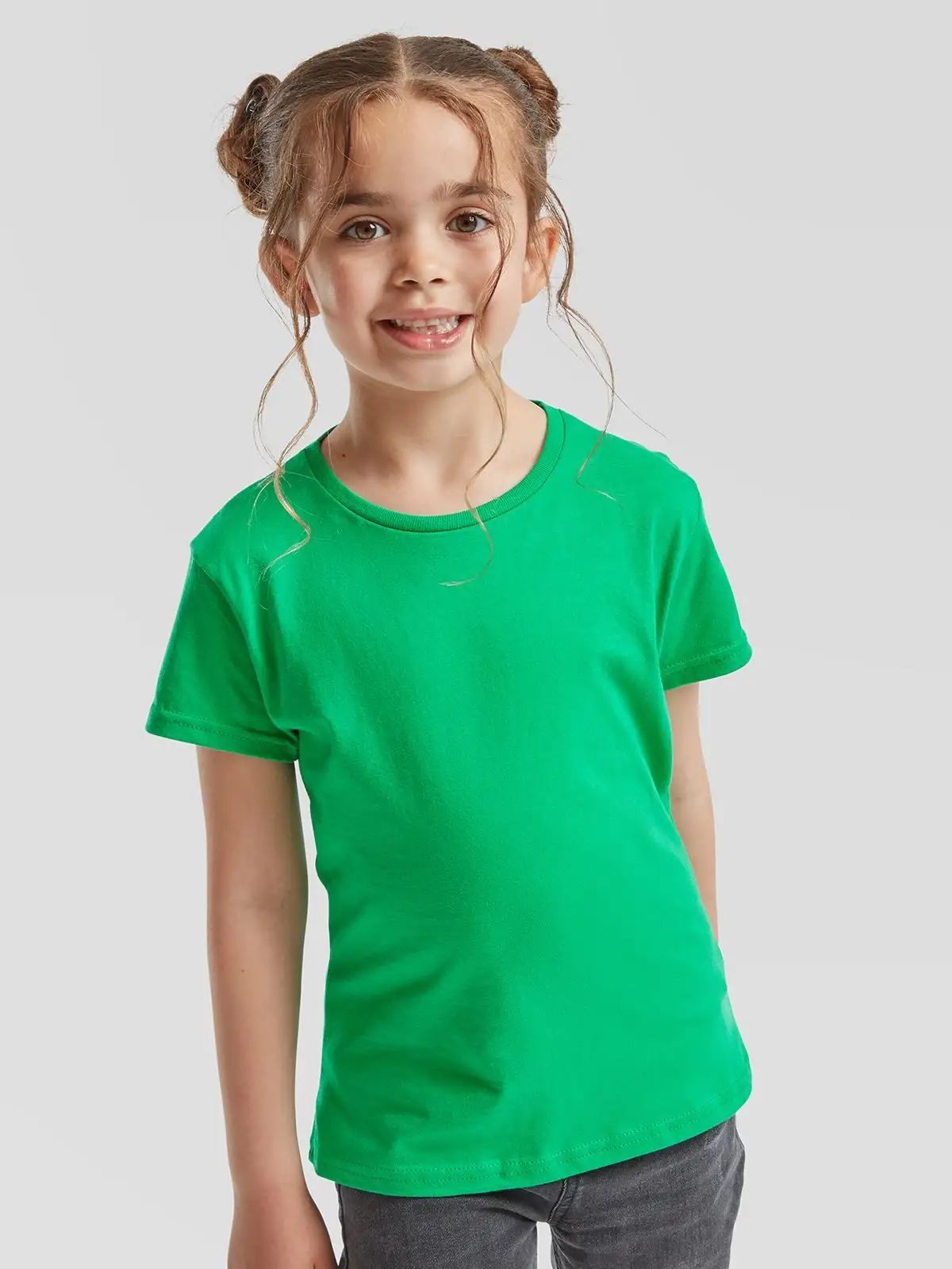 T-shirt da bambina Iconic T con vestibilità slim fit - Fruit Of The Loom - FR610250