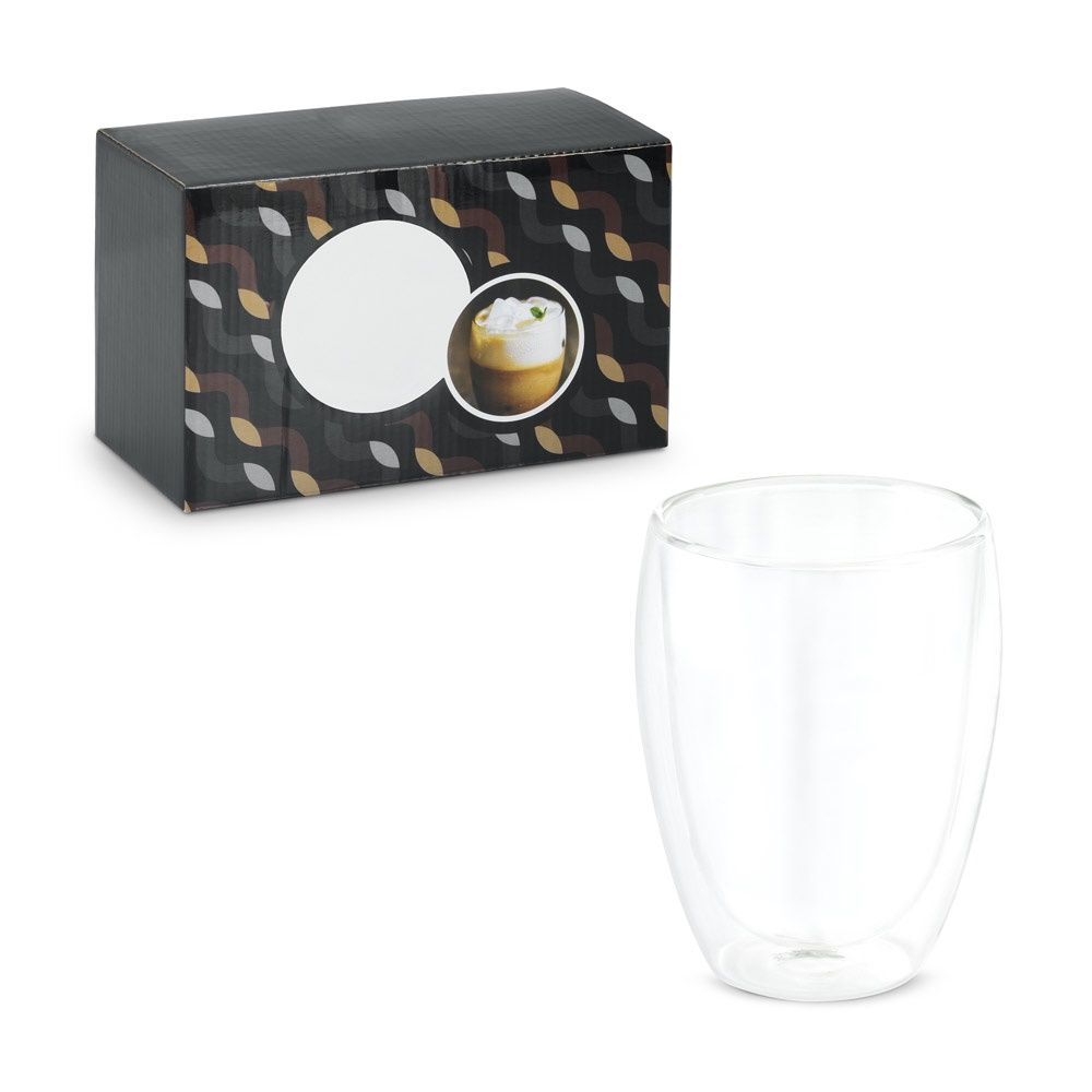 MACHIATO DUO. Set di 2 tazze isotermiche in vetro - 93895