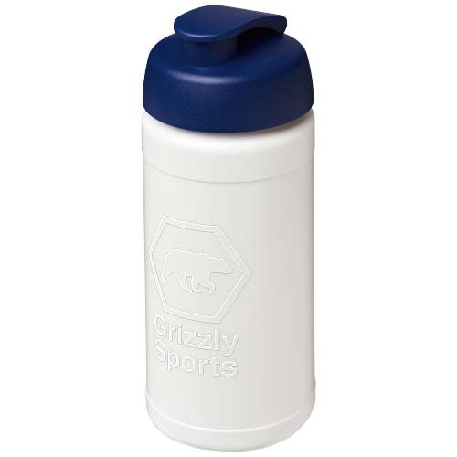 Borraccia sportiva in materiale riciclato con coperchio a scatto da 500 ml Baseline Rise - 210289
