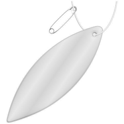 Gancio catarifrangente a ellisse in TPU con catenella RFX™ - 1PR113